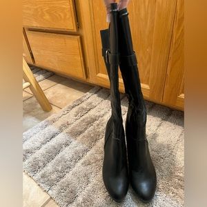 Style and co knee high black boots